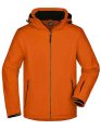 Heren Wintersport Jas James & Nicholson JN1054 donker oranje